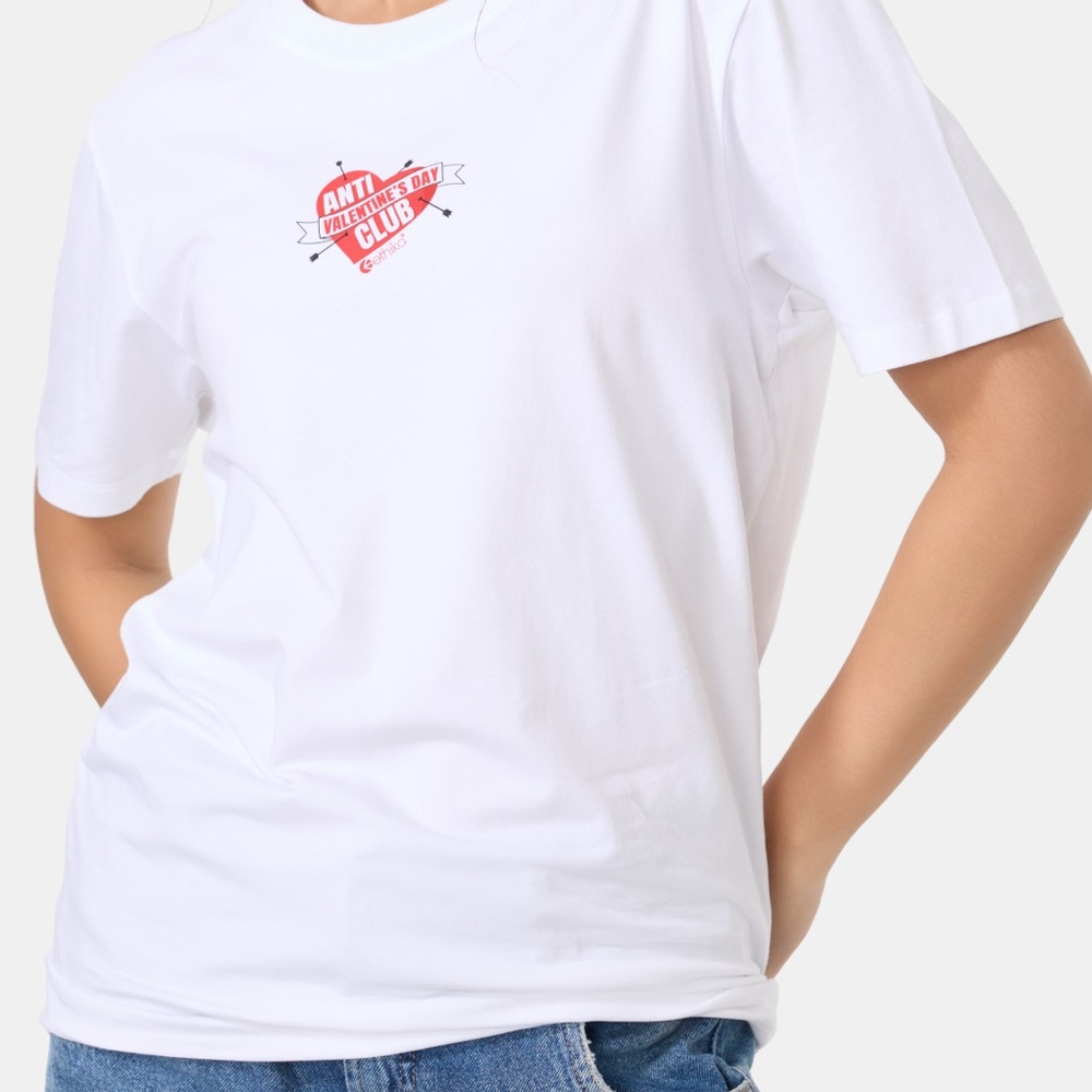 Ethika Anti- Valentines Day Club Fitted T-Shirt